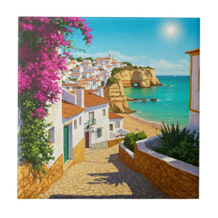Algarve Portugal Travel Ceramic Tile