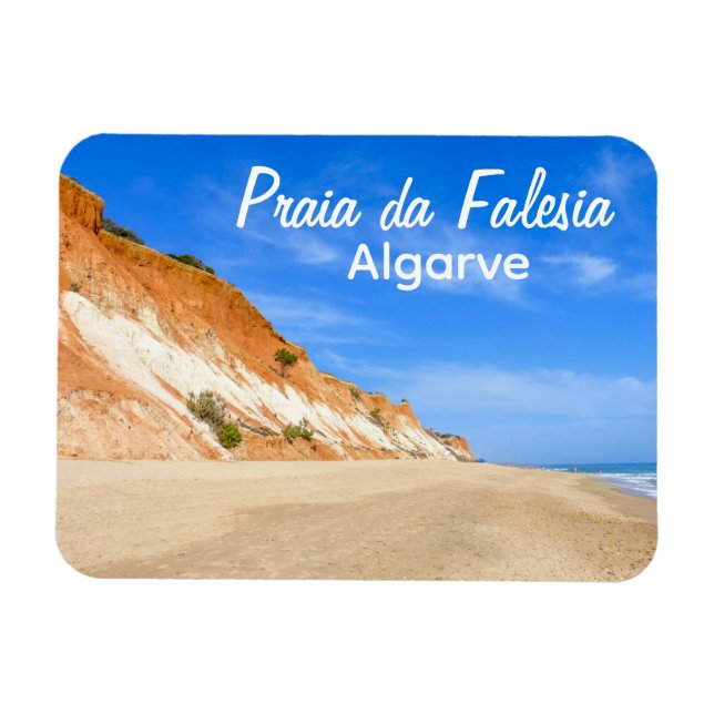 Algarve Praia da Falesia Portugal Souvenir Magnet (Horizontal)