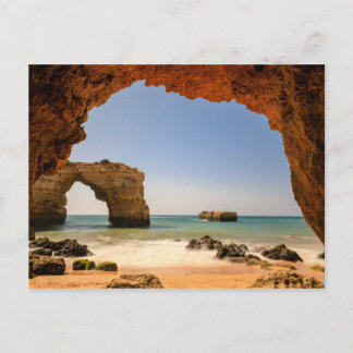 Algarve - Praia de Albandeira postcard no text