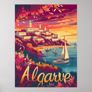 Algarve Sunset Poster