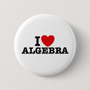 Algebra 6 Cm Round Badge