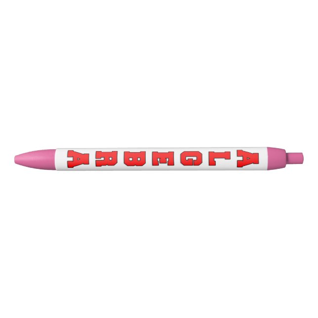 Algebra Black Ink Pen (Front)