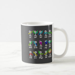 Algebra Dance Funny Graph Figures Math Coffee Mug