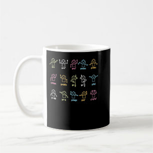 Algebra Dance Funny Graph Figures Math Equation Te Coffee Mug