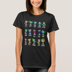 Algebra Dance Funny Graph Figures Math T-Shirt