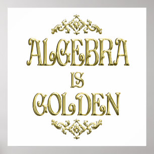 ALGEBRA is Golden Poster