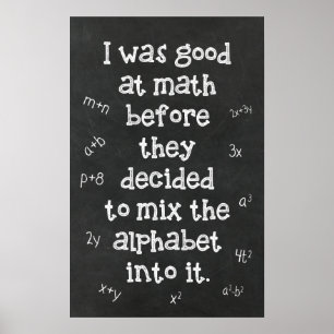 Algebra - Math Posters