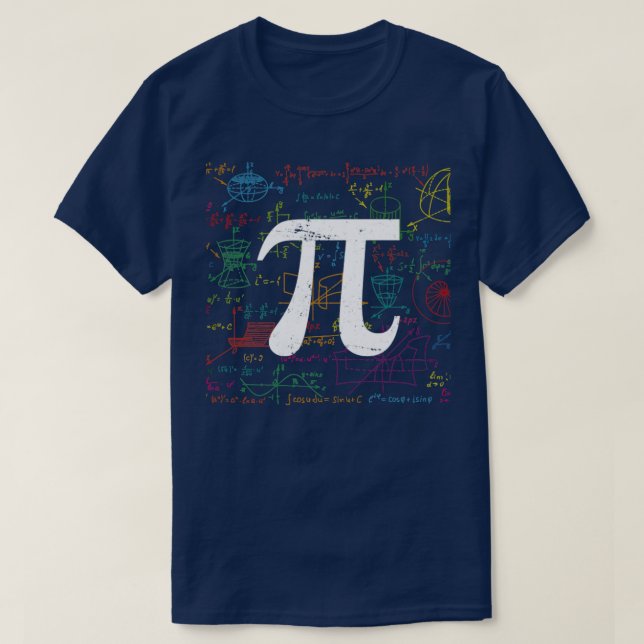 Algebra Pi Math T-Shirt (Design Front)