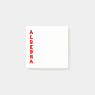 Algebra Post-it Notes