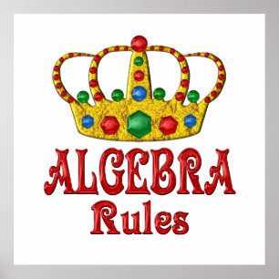 ALGEBRA Rules Poster