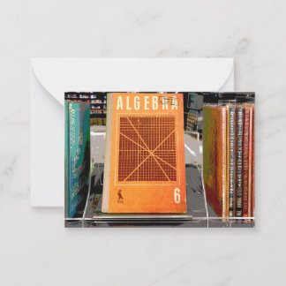 Algebra: Study math and stay smart Card