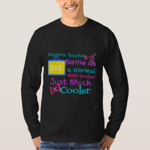 Algebra teacher same as a normal Math teacher T-Shirt