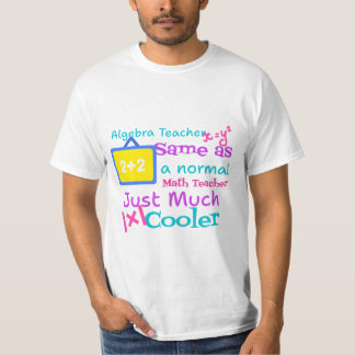 Algebra teacher same as a normal Math teacher T-Shirt