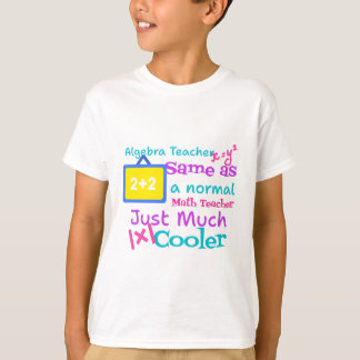 Algebra teacher same as a normal Math teacher T-Shirt