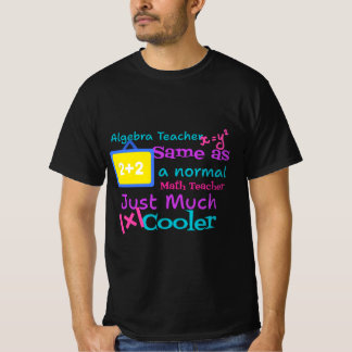 Algebra teacher same as a normal Math teacher T-Shirt