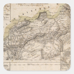 Algeria 2 square sticker