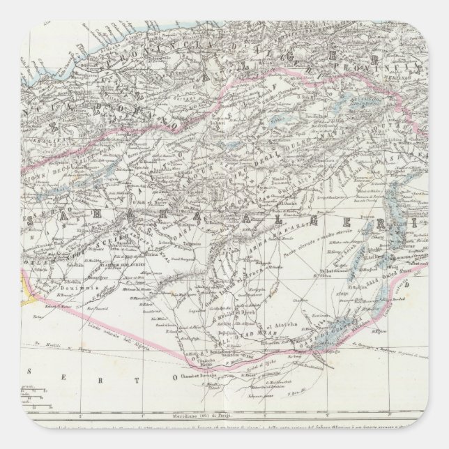 Algeria 2 square sticker (Front)