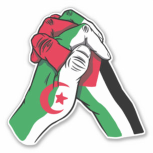 ALGERIA AND PALESTINE HANDS 