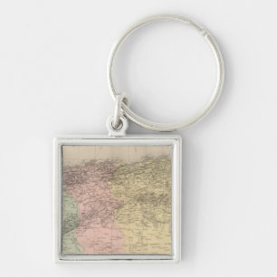 Algeria and Tunisia 2 Key Ring