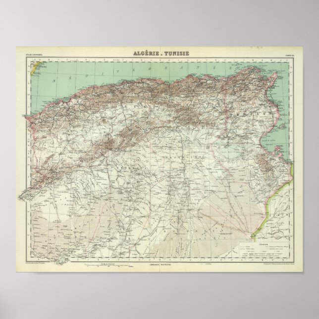 Algeria and Tunisia Poster (Front)