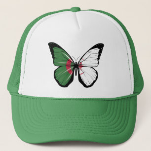 Algeria Butterfly Flag Trucker Hat