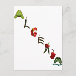 Algeria Chilli Peppers Postcard