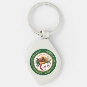 Algeria Coat of Arms Key Ring