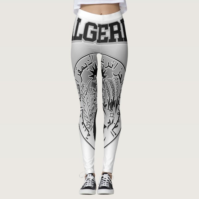 Algeria Coat of Arms Leggings (Front)