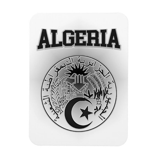 Algeria Coat of Arms Magnet (Vertical)