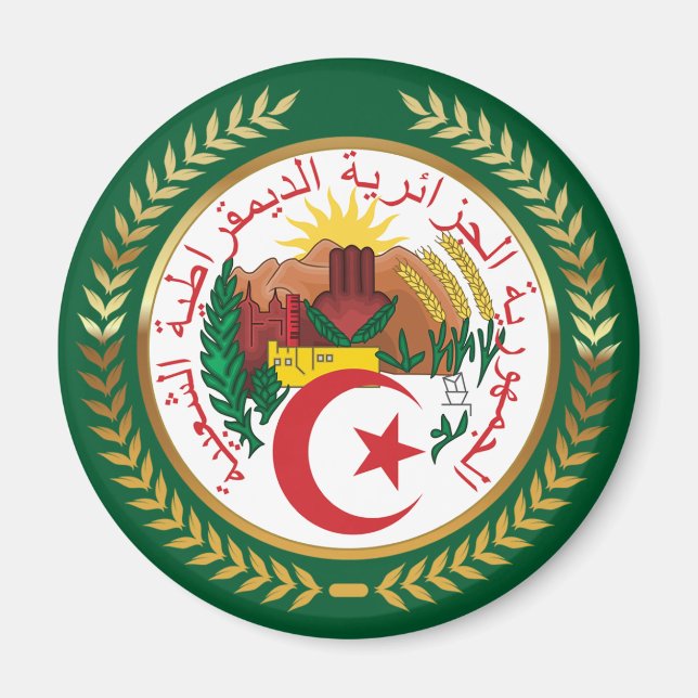 Algeria Coat of Arms Magnet (Front)