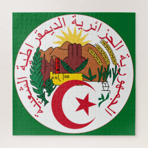 algeria emblem jigsaw puzzle