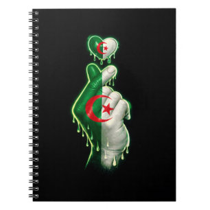 Algeria Finger Heart  Notebook