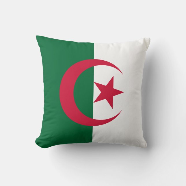Algeria Flag American MoJo Pillow (Front)