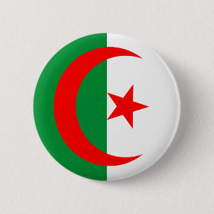 algeria flag button