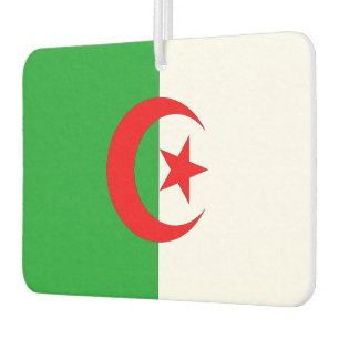 Algeria Flag Car Air Freshener