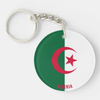 Algeria Flag Charming Patriotic Keychain
