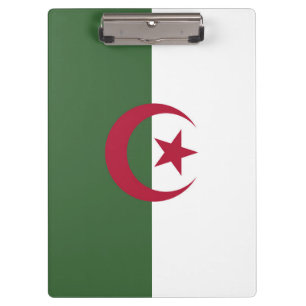 Algeria flag clipboard