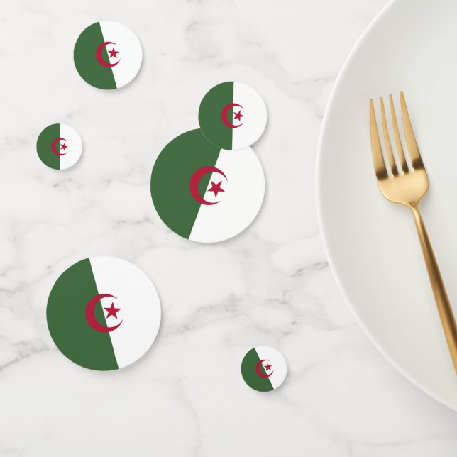 Algeria flag confetti (Group)