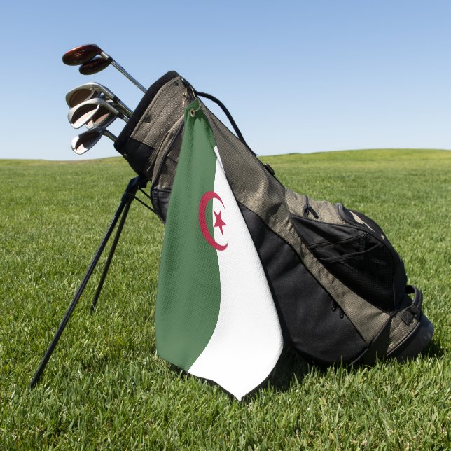 Algeria flag golf towel (Green)