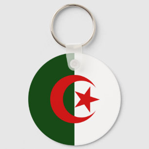 Algeria Flag Key Ring