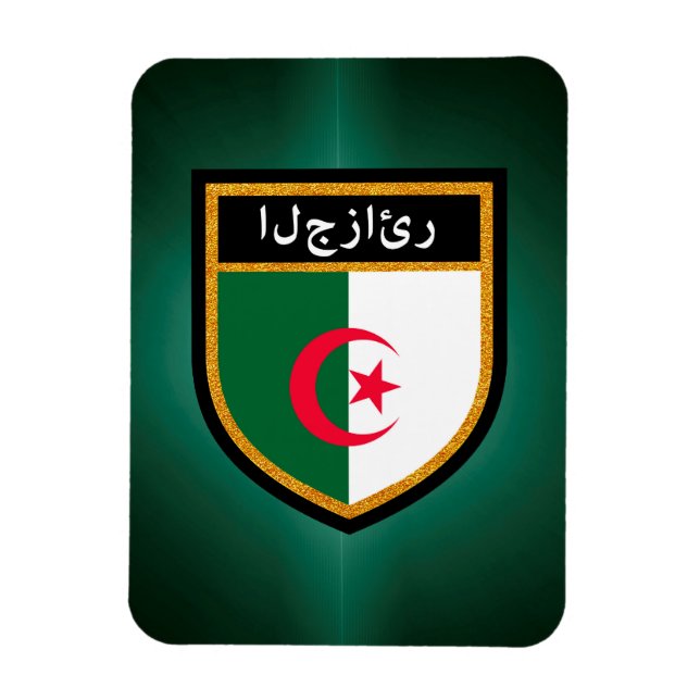 Algeria Flag Magnet (Vertical)