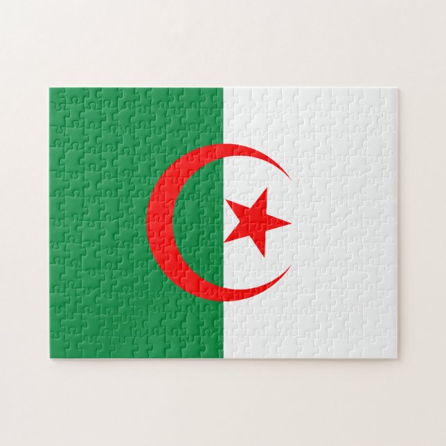 Algeria Flag Puzzle (Horizontal)