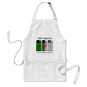 Algeria Flag Spice Jars Apron