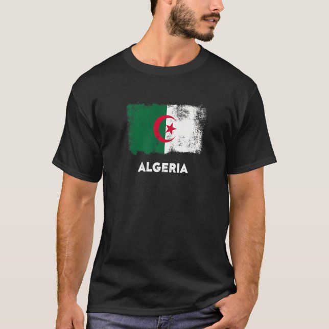 Algeria Flag   T-Shirt (Front)