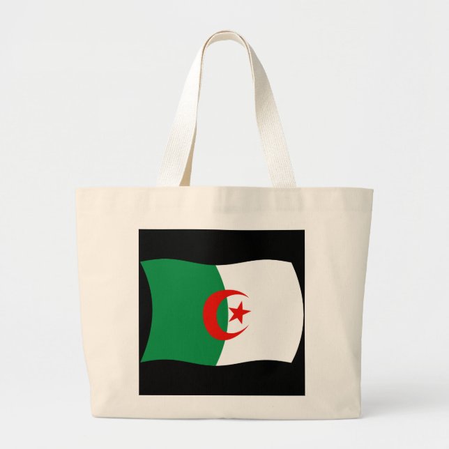 Algeria Flag Tote Bag (Front)