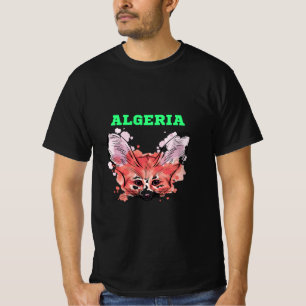 Algeria Football Fan DZ Fennec Fox T-Shirt