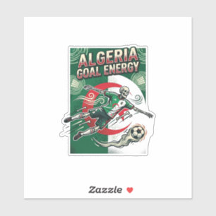 Algeria Goal Energy Skeleton Striker Nations Bold