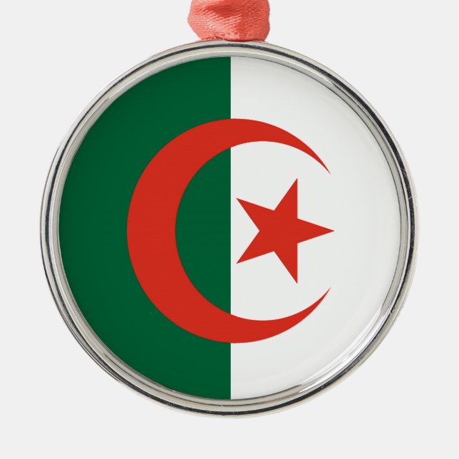 Algeria Metal Ornament (Front)