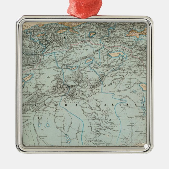 Algeria Metal Ornament (Front)