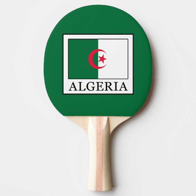 Algeria Ping Pong Paddle (Front)